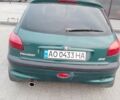 Зеленый Пежо 206, объемом двигателя 1.59 л и пробегом 237 тыс. км за 2300 $, фото 6 на Automoto.ua