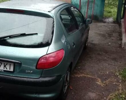 Зелений Пежо 206, об'ємом двигуна 1.36 л та пробігом 370 тис. км за 3000 $, фото 11 на Automoto.ua