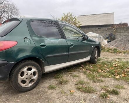Зелений Пежо 206, об'ємом двигуна 1.4 л та пробігом 3 тис. км за 3700 $, фото 4 на Automoto.ua