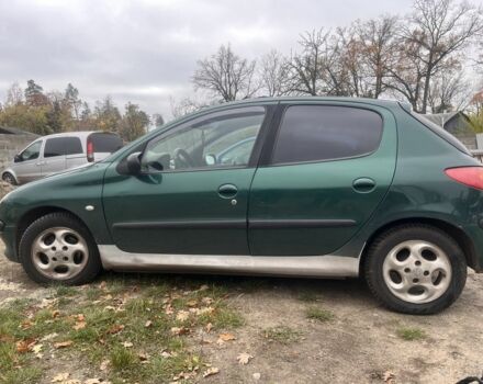 Зелений Пежо 206, об'ємом двигуна 1.4 л та пробігом 3 тис. км за 3700 $, фото 3 на Automoto.ua