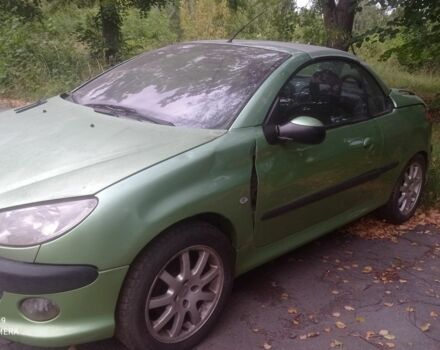 Зеленый Пежо 206, объемом двигателя 2 л и пробегом 200 тыс. км за 800 $, фото 1 на Automoto.ua