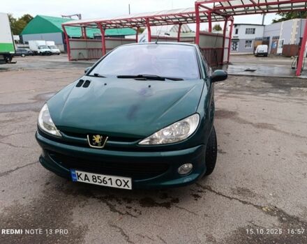 Зеленый Пежо 206, объемом двигателя 1.6 л и пробегом 264 тыс. км за 4000 $, фото 4 на Automoto.ua