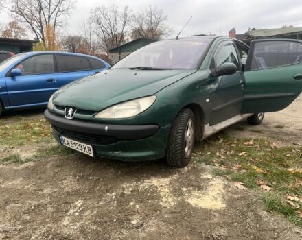Зелений Пежо 206, об'ємом двигуна 1.4 л та пробігом 3 тис. км за 3700 $, фото 1 на Automoto.ua