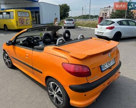 Оранжевый Пежо 206, объемом двигателя 2 л и пробегом 290 тыс. км за 4000 $, фото 6 на Automoto.ua