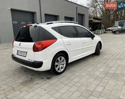 Белый Пежо 207, объемом двигателя 1.56 л и пробегом 227 тыс. км за 5350 $, фото 7 на Automoto.ua