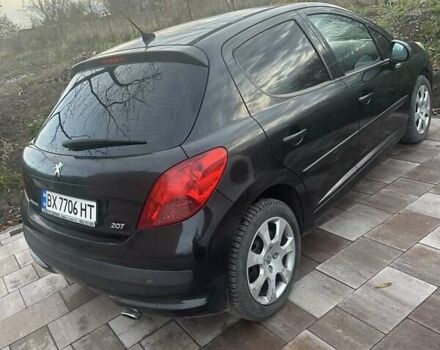 Черный Пежо 207, объемом двигателя 1.6 л и пробегом 312 тыс. км за 5000 $, фото 2 на Automoto.ua
