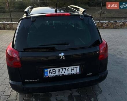 Чорний Пежо 207, об'ємом двигуна 1.6 л та пробігом 197 тис. км за 4450 $, фото 4 на Automoto.ua