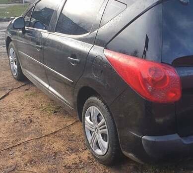 Чорний Пежо 207, об'ємом двигуна 1.6 л та пробігом 303 тис. км за 3400 $, фото 3 на Automoto.ua