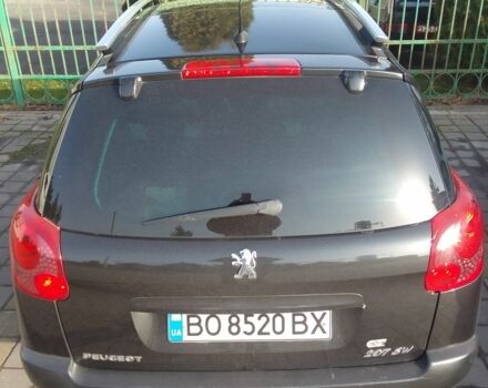 Чорний Пежо 207, об'ємом двигуна 1.6 л та пробігом 208 тис. км за 4613 $, фото 4 на Automoto.ua