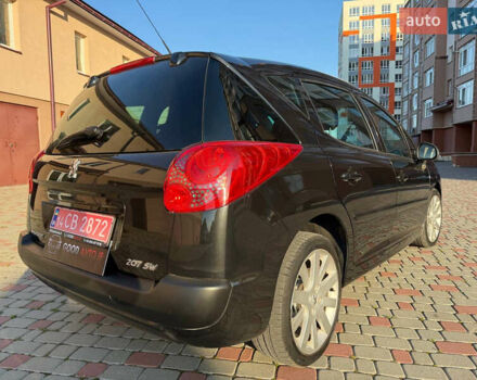 Чорний Пежо 207, об'ємом двигуна 1.6 л та пробігом 198 тис. км за 5999 $, фото 10 на Automoto.ua