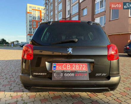 Чорний Пежо 207, об'ємом двигуна 1.6 л та пробігом 198 тис. км за 5999 $, фото 9 на Automoto.ua