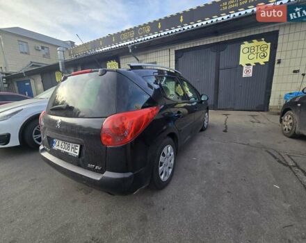 Чорний Пежо 207, об'ємом двигуна 1.6 л та пробігом 331 тис. км за 4500 $, фото 3 на Automoto.ua