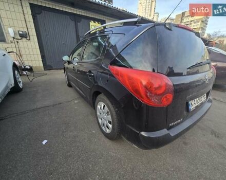 Чорний Пежо 207, об'ємом двигуна 1.6 л та пробігом 331 тис. км за 4500 $, фото 2 на Automoto.ua