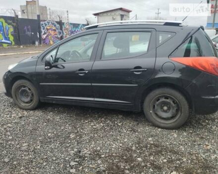 Чорний Пежо 207, об'ємом двигуна 1.6 л та пробігом 290 тис. км за 4000 $, фото 6 на Automoto.ua