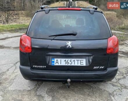 Чорний Пежо 207, об'ємом двигуна 1.6 л та пробігом 313 тис. км за 3600 $, фото 4 на Automoto.ua
