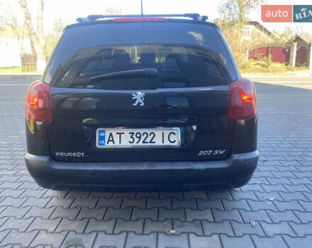 Черный Пежо 207, объемом двигателя 1.56 л и пробегом 202 тыс. км за 4799 $, фото 5 на Automoto.ua
