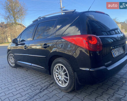 Черный Пежо 207, объемом двигателя 1.56 л и пробегом 202 тыс. км за 4799 $, фото 6 на Automoto.ua