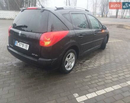 Чорний Пежо 207, об'ємом двигуна 1.4 л та пробігом 218 тис. км за 3600 $, фото 12 на Automoto.ua