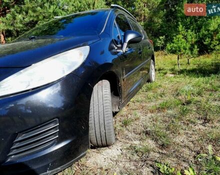 Черный Пежо 207, объемом двигателя 1.56 л и пробегом 215 тыс. км за 5000 $, фото 3 на Automoto.ua