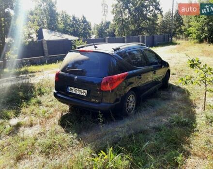 Черный Пежо 207, объемом двигателя 1.56 л и пробегом 215 тыс. км за 5000 $, фото 5 на Automoto.ua