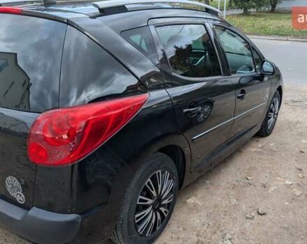 Черный Пежо 207, объемом двигателя 1.56 л и пробегом 255 тыс. км за 5000 $, фото 3 на Automoto.ua