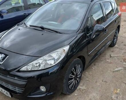 Черный Пежо 207, объемом двигателя 1.56 л и пробегом 255 тыс. км за 5000 $, фото 1 на Automoto.ua