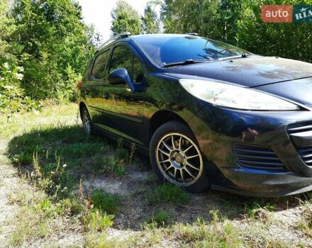 Черный Пежо 207, объемом двигателя 1.56 л и пробегом 215 тыс. км за 5000 $, фото 2 на Automoto.ua