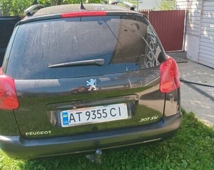 Чорний Пежо 207, об'ємом двигуна 1.56 л та пробігом 151 тис. км за 4200 $, фото 3 на Automoto.ua