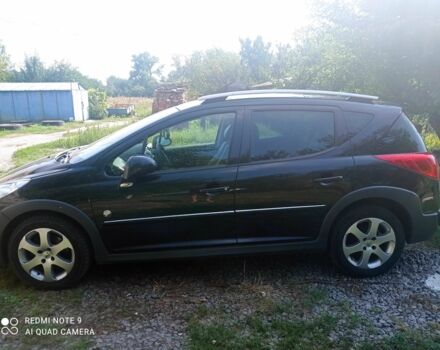 Чорний Пежо 207, об'ємом двигуна 1.6 л та пробігом 240 тис. км за 6500 $, фото 4 на Automoto.ua