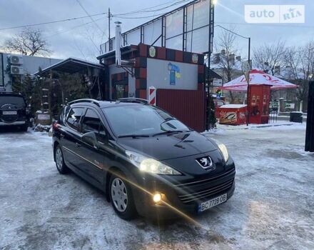 Чорний Пежо 207, об'ємом двигуна 1.56 л та пробігом 275 тис. км за 6700 $, фото 3 на Automoto.ua