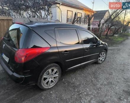 Чорний Пежо 207, об'ємом двигуна 1.6 л та пробігом 211 тис. км за 2900 $, фото 1 на Automoto.ua