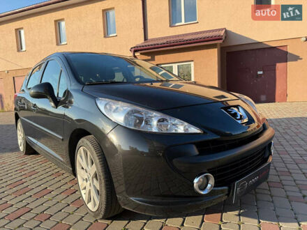 Чорний Пежо 207, об'ємом двигуна 1.6 л та пробігом 198 тис. км за 5999 $, фото 1 на Automoto.ua