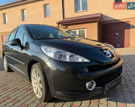 Чорний Пежо 207, об'ємом двигуна 1.6 л та пробігом 198 тис. км за 5999 $, фото 1 на Automoto.ua