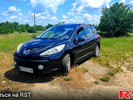 Чорний Пежо 207, об'ємом двигуна 1.6 л та пробігом 173 тис. км за 5400 $, фото 1 на Automoto.ua