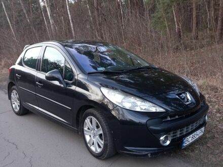 Черный Пежо 207, объемом двигателя 1.6 л и пробегом 290 тыс. км за 3950 $, фото 1 на Automoto.ua