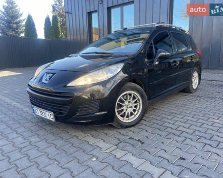 Черный Пежо 207, объемом двигателя 1.56 л и пробегом 202 тыс. км за 4799 $, фото 1 на Automoto.ua