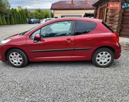 Красный Пежо 207, объемом двигателя 1.36 л и пробегом 88 тыс. км за 3900 $, фото 1 на Automoto.ua