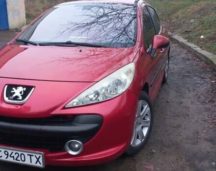 Красный Пежо 207, объемом двигателя 1.65 л и пробегом 129 тыс. км за 5700 $, фото 4 на Automoto.ua