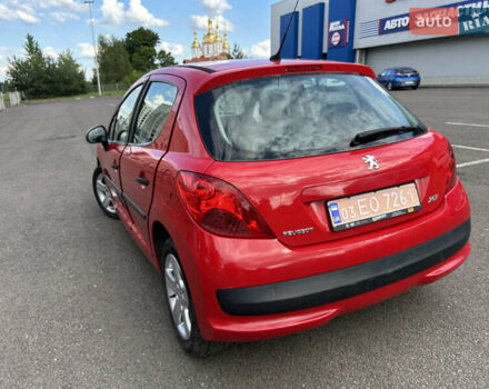 Червоний Пежо 207, об'ємом двигуна 1.36 л та пробігом 196 тис. км за 4300 $, фото 4 на Automoto.ua