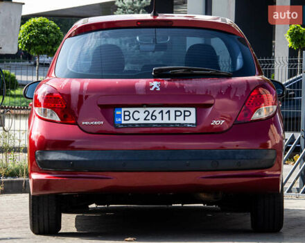 Червоний Пежо 207, об'ємом двигуна 1.36 л та пробігом 167 тис. км за 5300 $, фото 4 на Automoto.ua