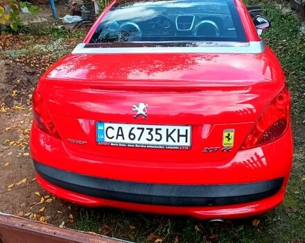 Червоний Пежо 207, об'ємом двигуна 1.6 л та пробігом 125 тис. км за 3000 $, фото 3 на Automoto.ua