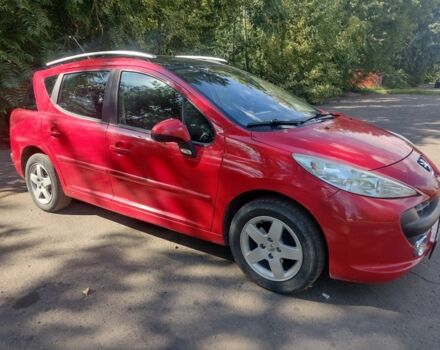 Красный Пежо 207, объемом двигателя 1.4 л и пробегом 147 тыс. км за 4200 $, фото 1 на Automoto.ua