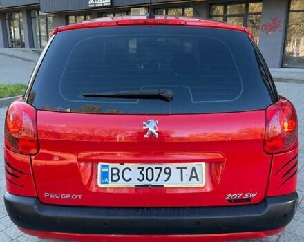 Пежо 207 2008 в Новояворовск на Automoto.ua Красный Пежо 207, объемом двигателя 1.6 л и пробегом 204 тыс. км за 5599 $, фото 2 на Automoto.ua