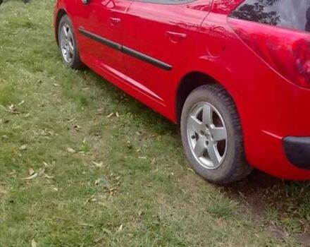 Червоний Пежо 207, об'ємом двигуна 1.4 л та пробігом 230 тис. км за 4500 $, фото 16 на Automoto.ua