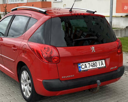 Красный Пежо 207, объемом двигателя 1.56 л и пробегом 265 тыс. км за 5500 $, фото 3 на Automoto.ua