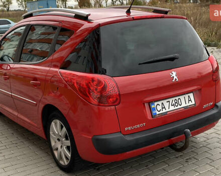 Красный Пежо 207, объемом двигателя 1.56 л и пробегом 265 тыс. км за 5500 $, фото 11 на Automoto.ua