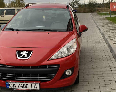 Красный Пежо 207, объемом двигателя 1.56 л и пробегом 265 тыс. км за 5500 $, фото 9 на Automoto.ua