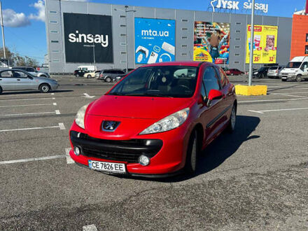 Красный Пежо 207, объемом двигателя 1.36 л и пробегом 169 тыс. км за 3700 $, фото 1 на Automoto.ua
