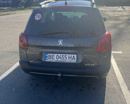 Сірий Пежо 207, об'ємом двигуна 1.6 л та пробігом 227 тис. км за 4800 $, фото 3 на Automoto.ua