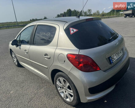 Сірий Пежо 207, об'ємом двигуна 1.6 л та пробігом 175 тис. км за 5000 $, фото 5 на Automoto.ua